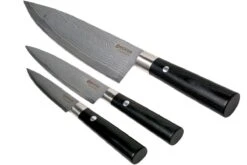 Böker Damast Black Juego De Cuchillos 3-unidades, 130420SET -Yaxell Ventas BO130420SET 03 boker bo130420set 03