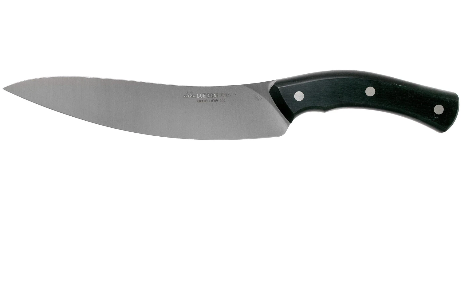 Due Cigni Arne Line Cuchillo Para Trinchar 20 Cm, Negro 3 Due Cigni Arne Line Cuchillo Para Trinchar 20 Cm, Negro