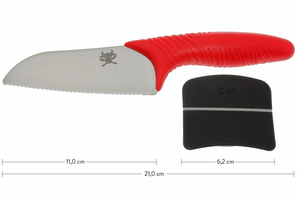 Kai Tim Mälzer Junior Cuchillo De Chef + Protector De Dedos 3 Kai Tim Mälzer Junior Cuchillo De Chef + Protector De Dedos