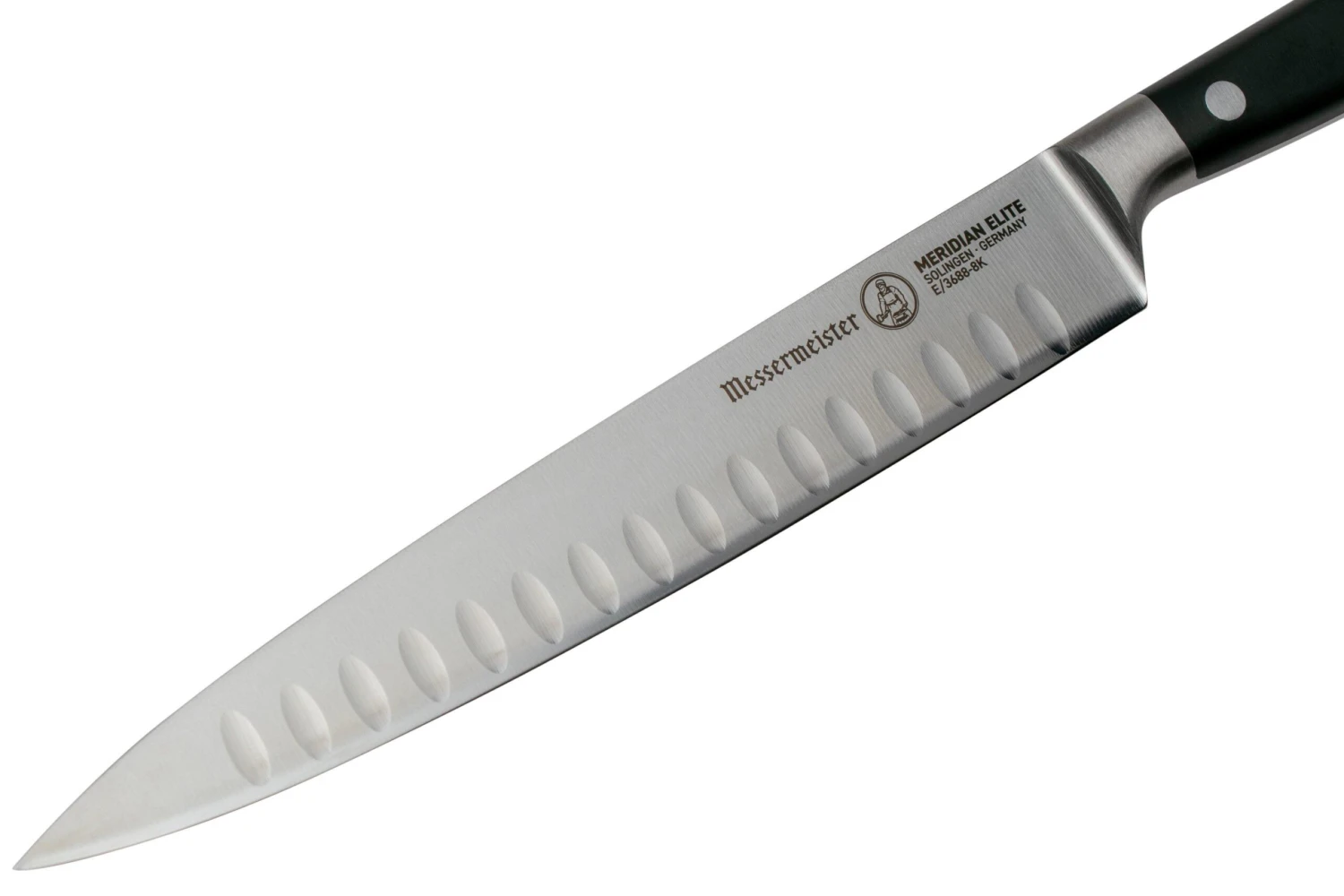Messermeister Meridian Elite E-3688-8K Cuchillo Para Trinchar Con Hoyuelos, 20 Cm 5 Messermeister Meridian Elite E-3688-8K Cuchillo Para Trinchar Con Hoyuelos, 20 Cm - Imagen 3