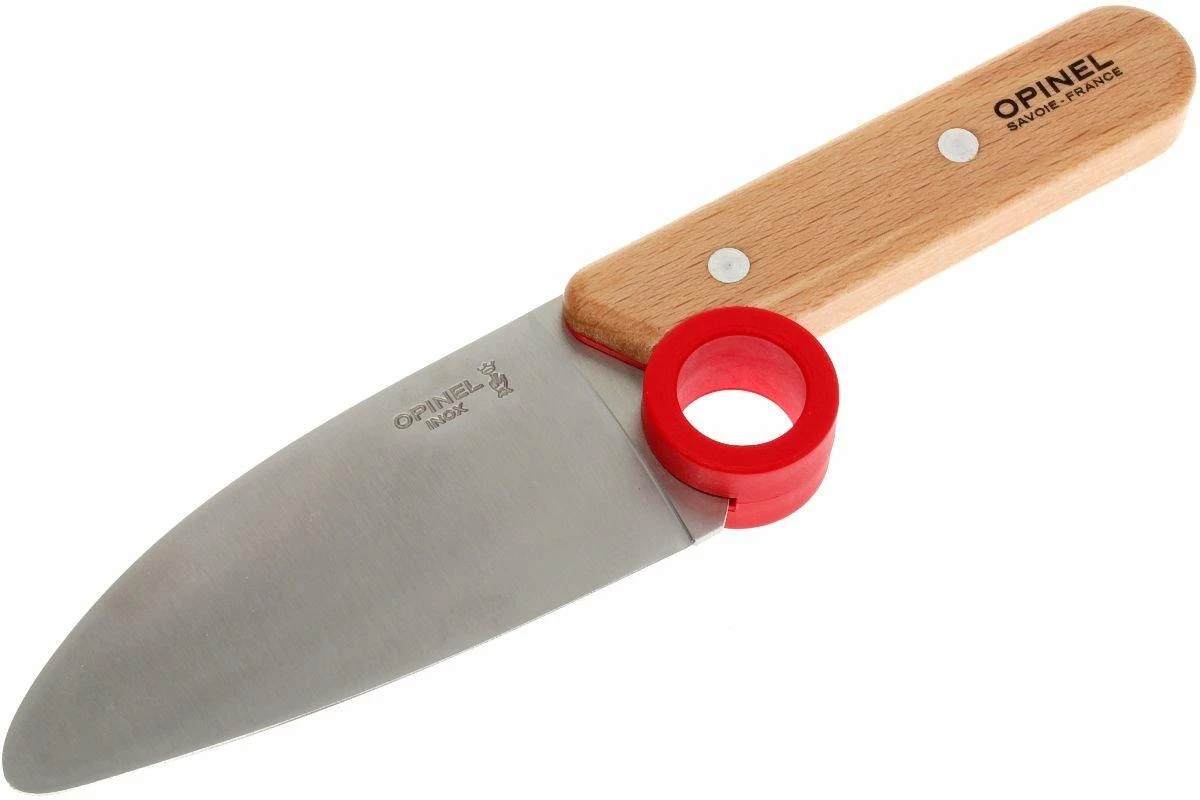 Opinel Cuchillo De Cocina Y Protector De Dedos 'Le Petit Chef' 3 Opinel Cuchillo De Cocina Y Protector De Dedos 'Le Petit Chef'