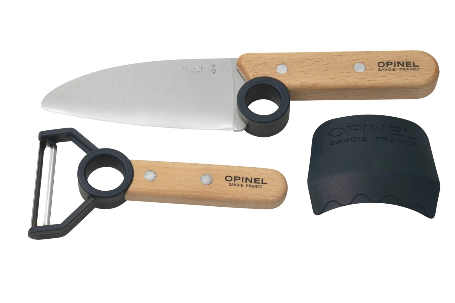 Opinel Le Petit Chef 002605 Juego De Cuchillos De Cocina, Azul 3 Opinel Le Petit Chef 002605 Juego De Cuchillos De Cocina, Azul