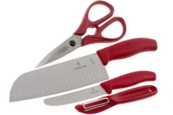 Victorinox SwissClassic 6.7131.4G 4-piezas Juego De Cuchillos De Cocina, Rojo 7 Victorinox SwissClassic 6.7131.4G 4-piezas Juego De Cuchillos De Cocina, Rojo -Yaxell Ventas VT6 7131 4G 03 victorinox