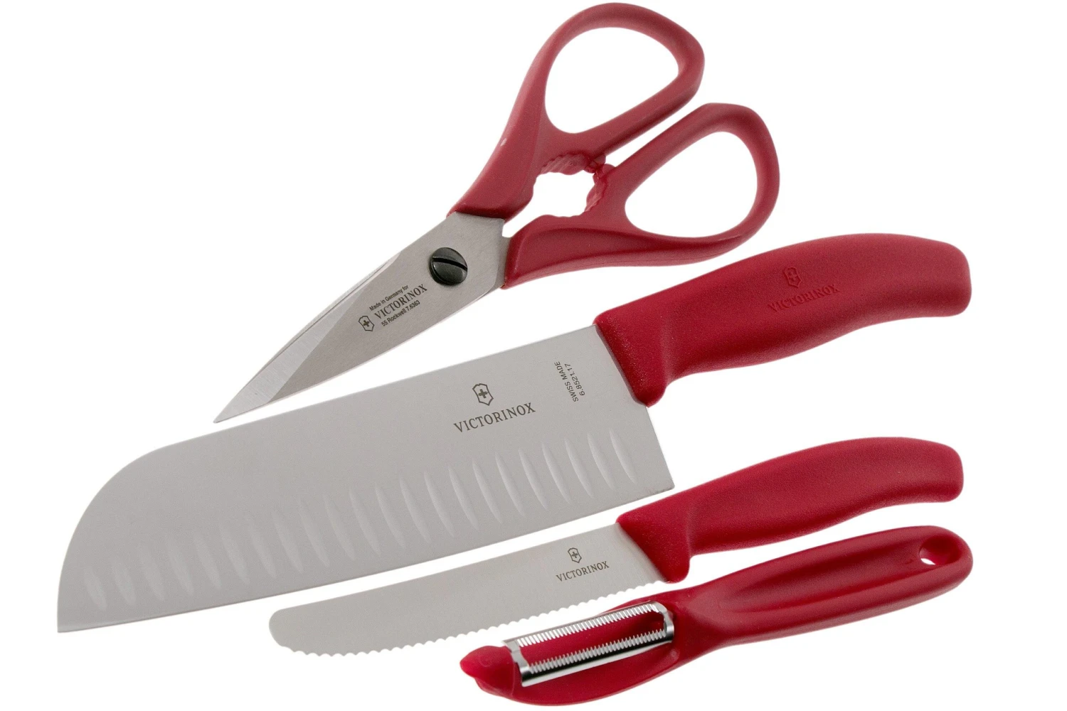 Victorinox SwissClassic 6.7131.4G 4-piezas Juego De Cuchillos De Cocina, Rojo 5 Victorinox SwissClassic 6.7131.4G 4-piezas Juego De Cuchillos De Cocina, Rojo - Imagen 3