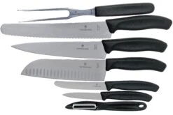 Victorinox SwissClassic 6.7133.7G 7-piezas Juego De Cuchillos De Cocina, Negro