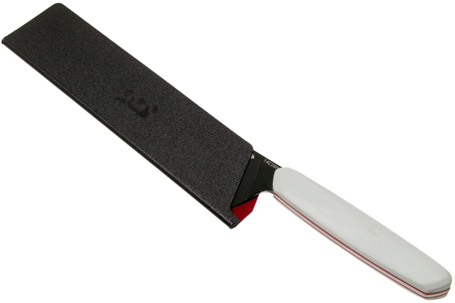 Xin Cutlery XinCore XC125 White G10, Red Liners, Black TiN Coating, Cuchillo De Chef 21.5 Cm 8 Xin Cutlery XinCore XC125 White G10, Red Liners, Black TiN Coating, Cuchillo De Chef 21.5 Cm - Imagen 6