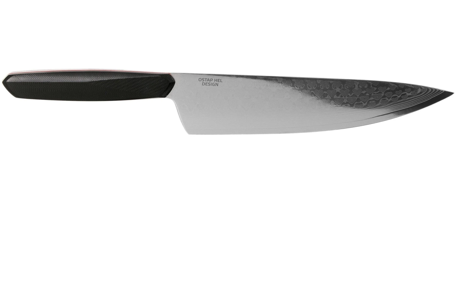 Xin Cutlery XinCore XC126 Black G10, Red Liners, Damascus, Cuchillo De Chef 21.5 Cm 4 Xin Cutlery XinCore XC126 Black G10, Red Liners, Damascus, Cuchillo De Chef 21.5 Cm - Imagen 2