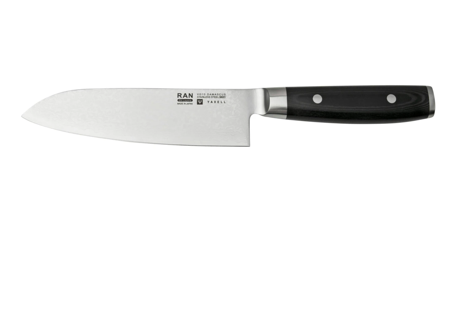 Yaxell Ran 36057, Juego De Cuchillos De 2 Piezas Santoku 16,5 Cm Y Afilador De Cuchillos 3 Yaxell Ran 36057, Juego De Cuchillos De 2 Piezas Santoku 16,5 Cm Y Afilador De Cuchillos